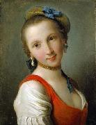 Pietro Antonio Rotari A Girl in a Red Dress France oil painting artist